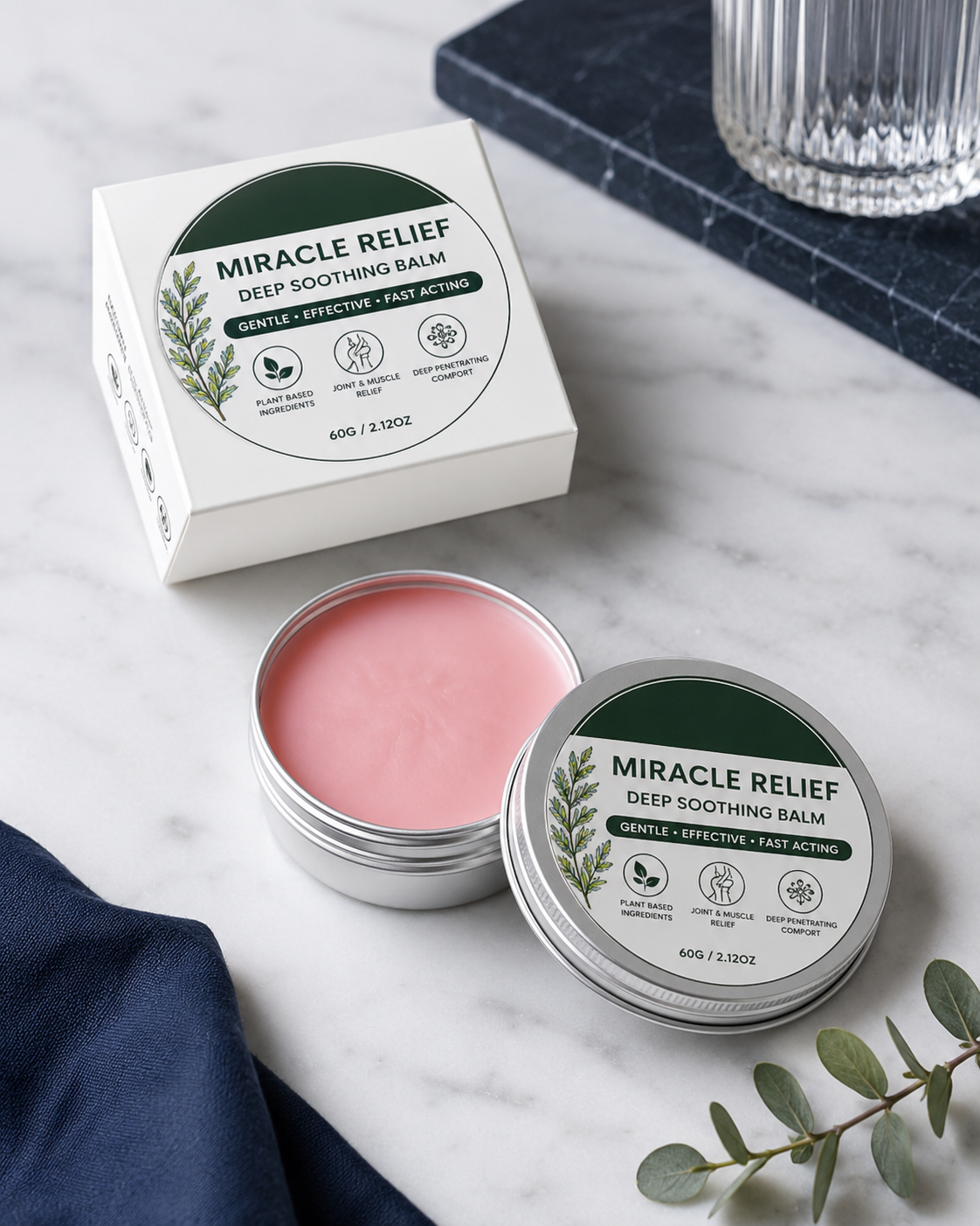 Organic Miracle Balm™ Deep Soothing Balm for Tired Legs & Feet