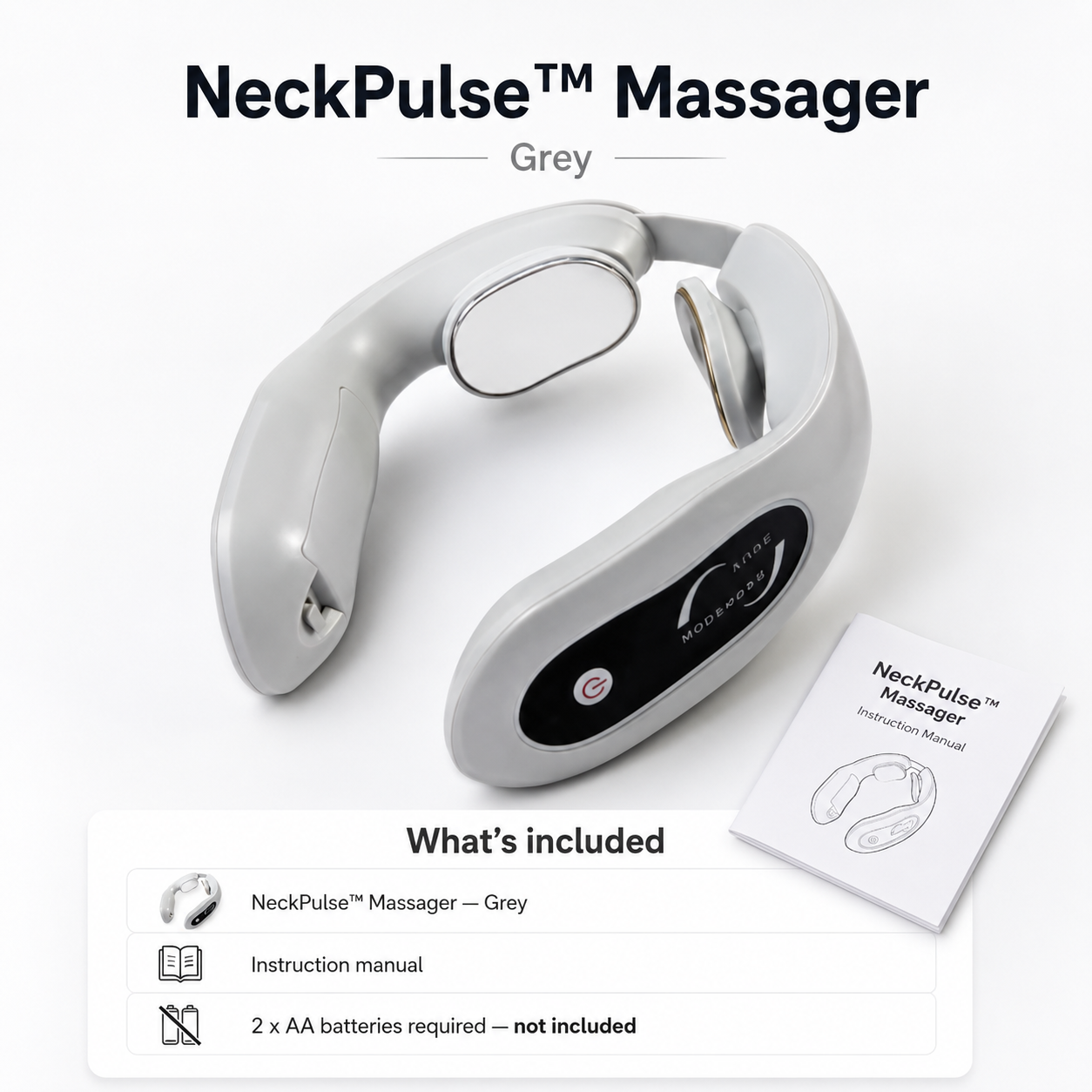 NeckPulse™ — EMS Neck Massager